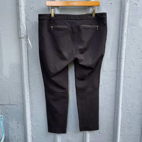 Paige Black Straight Leg Los Feliz Ankle Pant,  size 32 - Picture 6 of 14